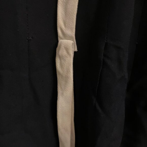 Black MOD Minidress with White Trim - Picture 4 of 9